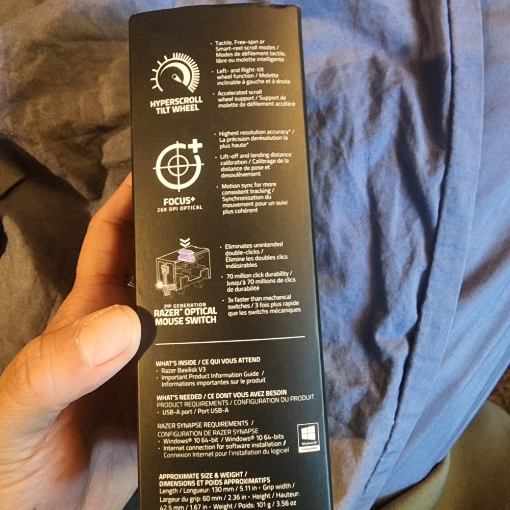 Razer Basilisk V3 Gaming Mouse - Picture 3 of 5